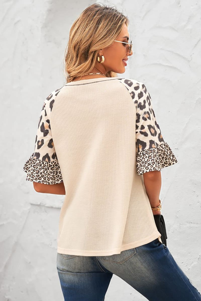 Mixed Leopard Top - Limited Quantities | Tops & Tees