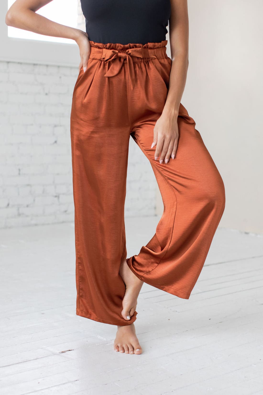 Penny Satin Pant | pants