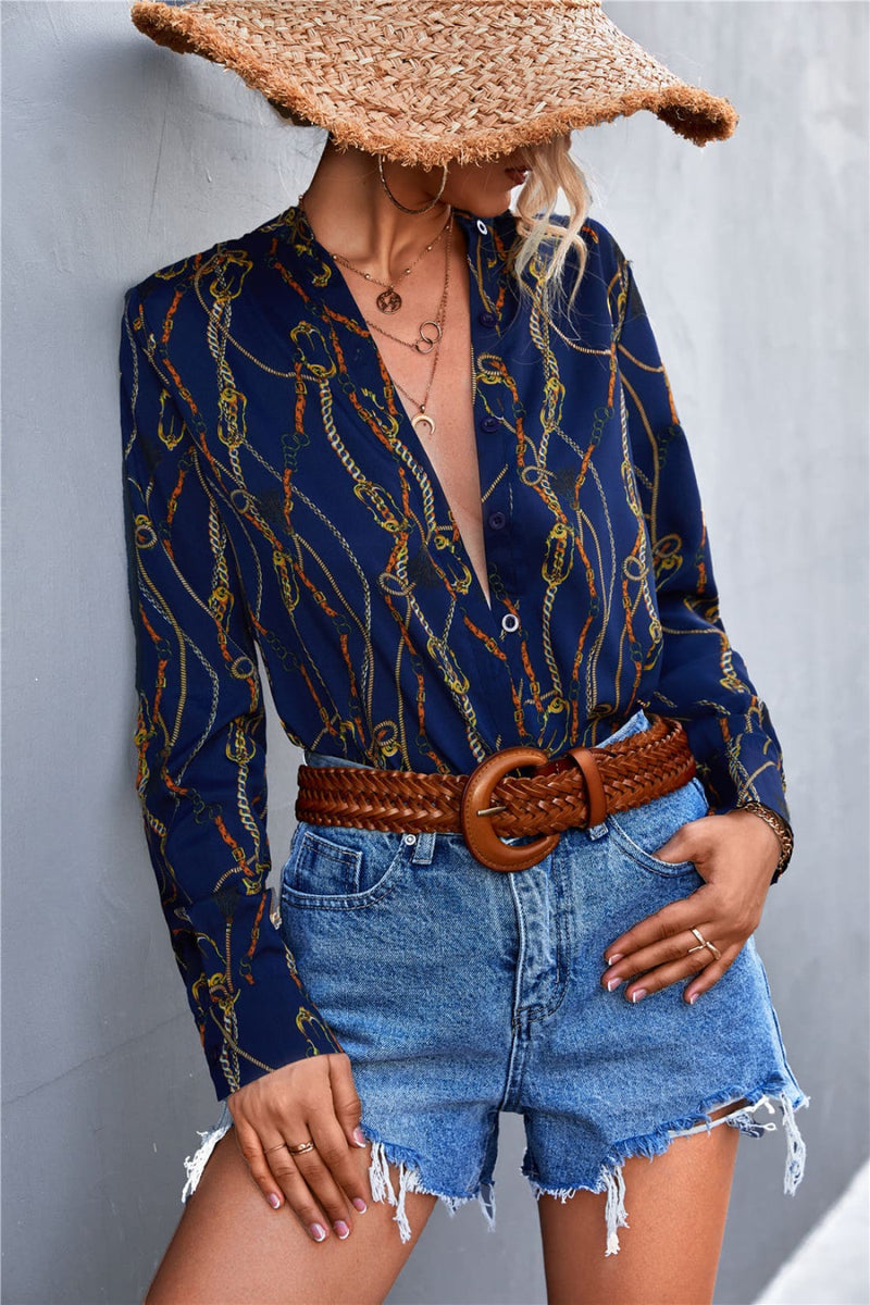 Scarf Print Blouse - Limited Quantities