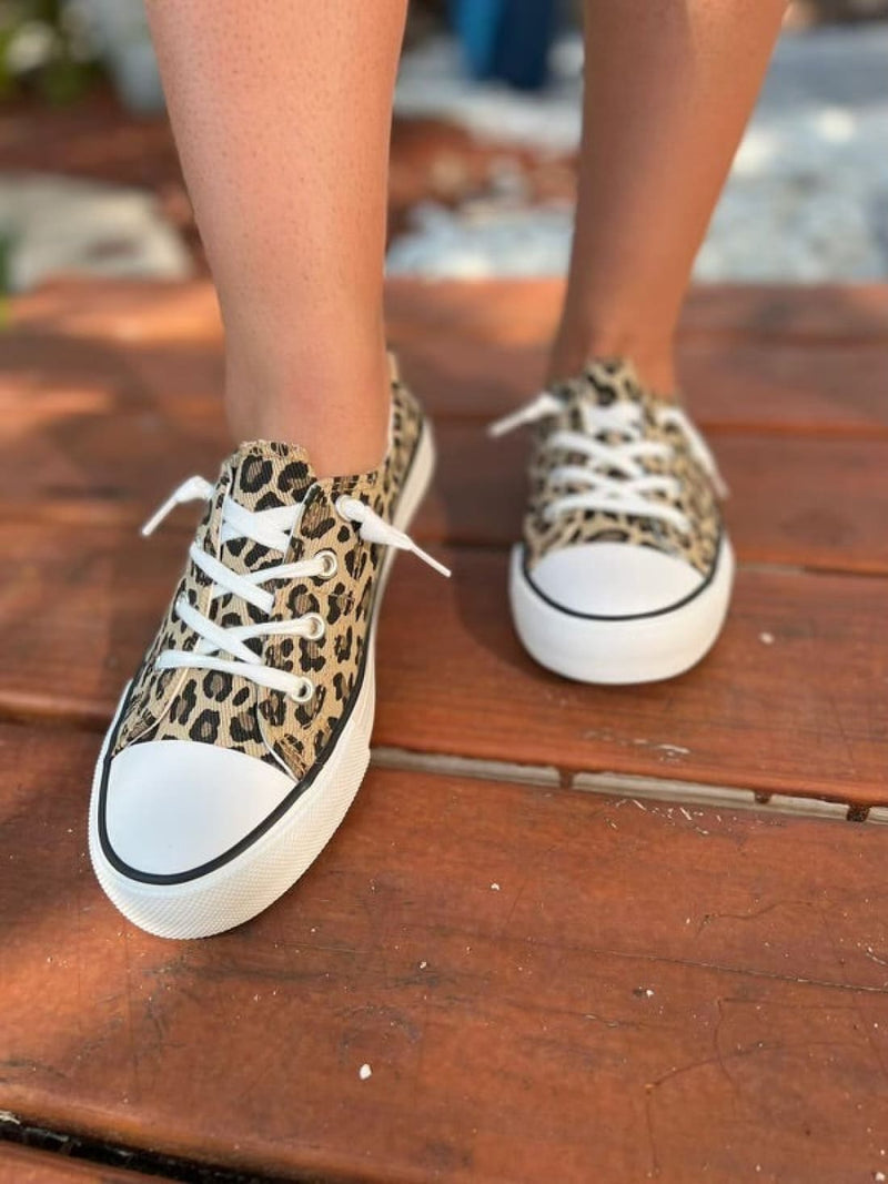 Star 23 Leopard Brown Sneakers | SNEAKERS