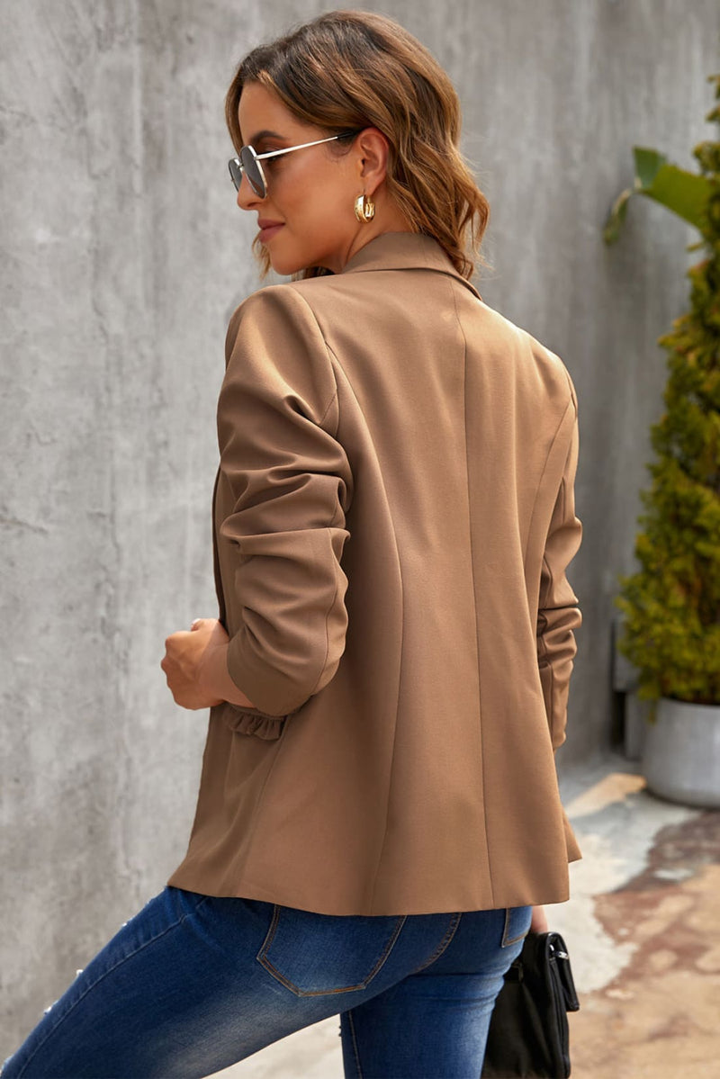 The Weekend Blazer in Brown - Limited Quantities