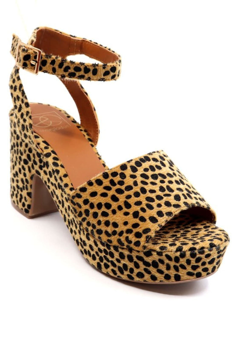 Tina 1 Cheetah Heels | Sandals