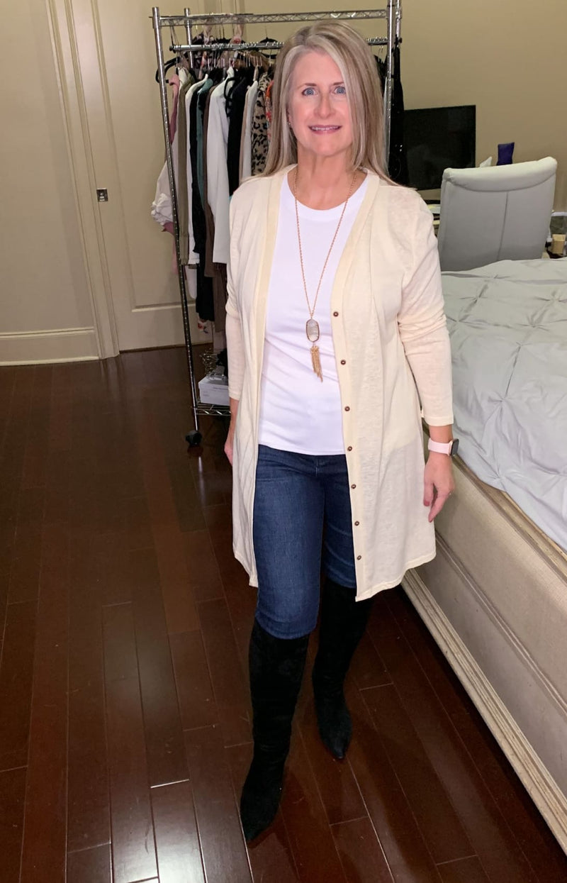 Ultra Lightweight Longline Cardigan