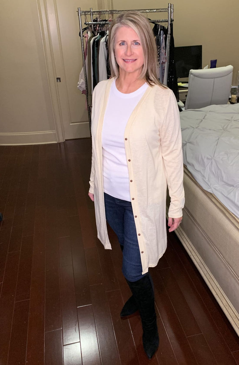 Ultra Lightweight Longline Cardigan